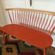 Banc avec dossier en bois  - réédition 1955 - Ercol