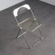 Pair of Plia folding chairs by Giancarlo Piretti for Castelli, Italy, 1970s