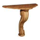 Console italienne laquée et peinte du XXe siècle