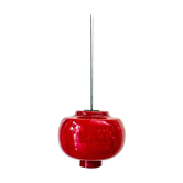 Lampe en verre de murano par vistosi, italie années 1950