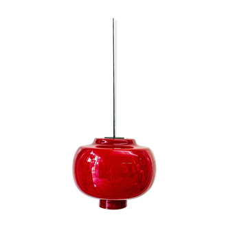 Lampe en verre de murano par vistosi, italie années 1950