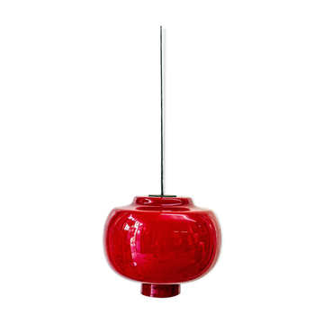 Lampe en verre de murano par vistosi, italie années 1950