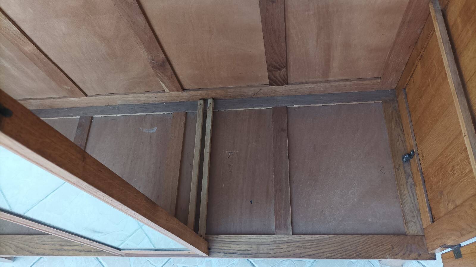 Vintage oak wardrobe