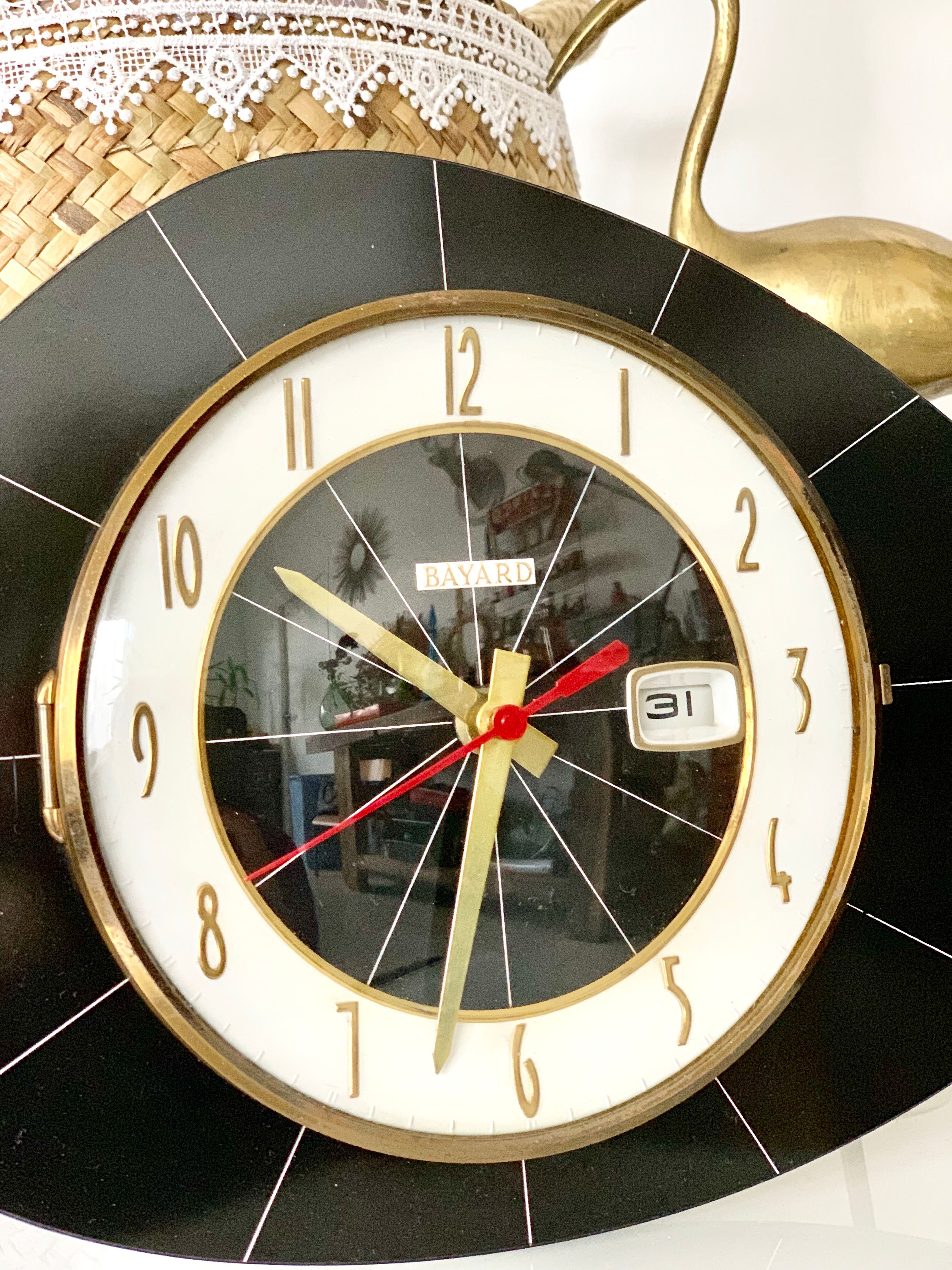 Pendulum Bayard vintage formica