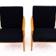 Pair of armchairs, Czechoslovakia, manufacturer TON, 1960s. After renovation.