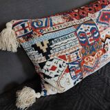 Bohemian kilim style cushion