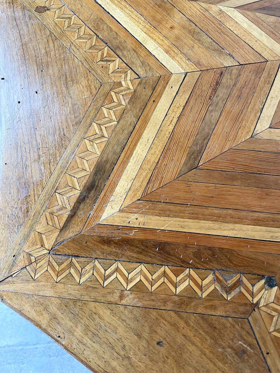 19th century inlaid side table