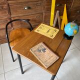 J. Hitier school desk and chair set