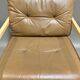 Leather armchair "Bernt Petersen" Scandinavian design 1960.