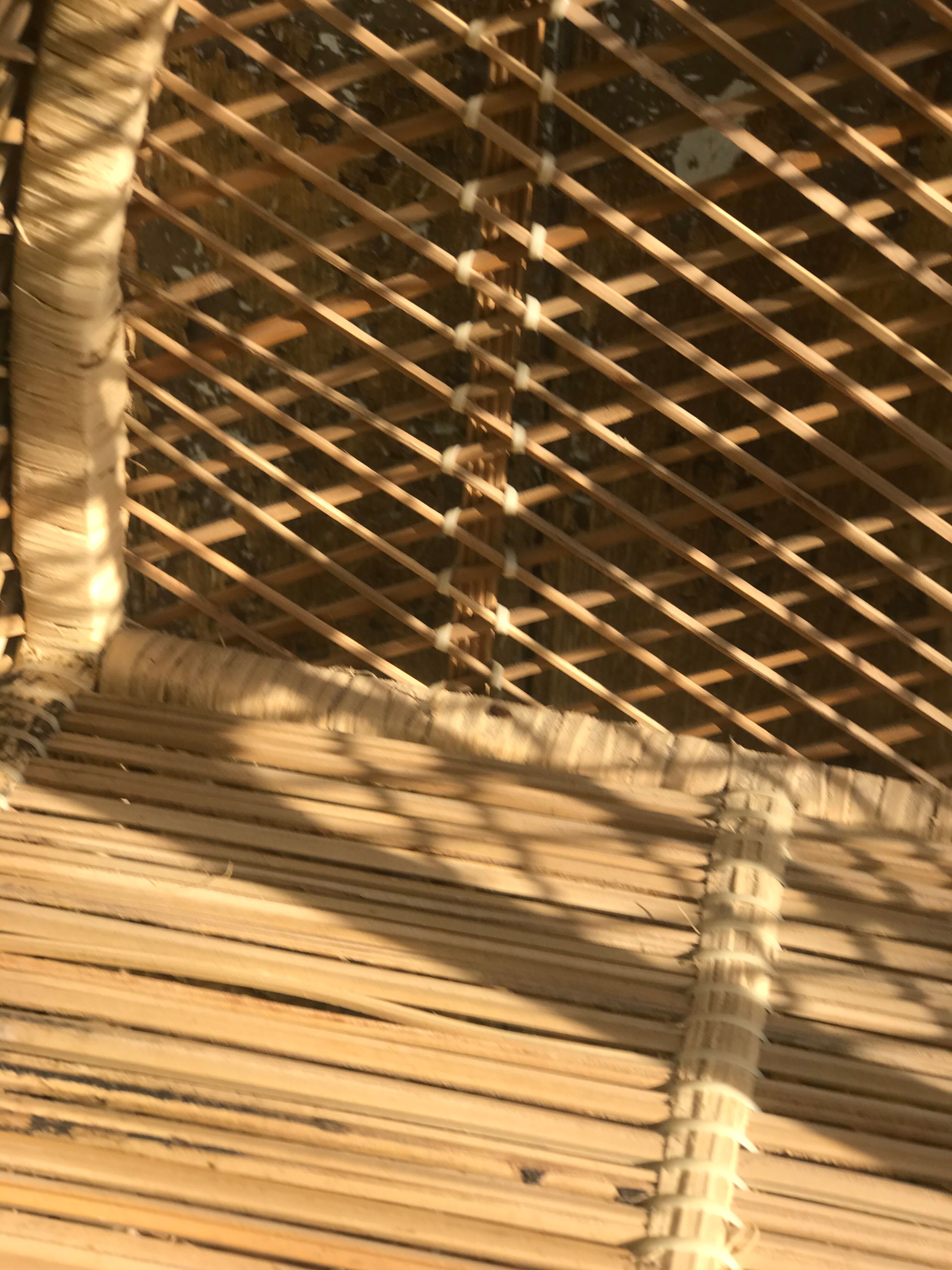 Vintage rattan cabinet