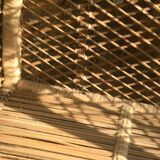 Vintage rattan cabinet