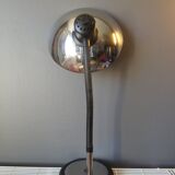 Large vintage chrome table lamp Aluminor - Rare XXL format - 70s