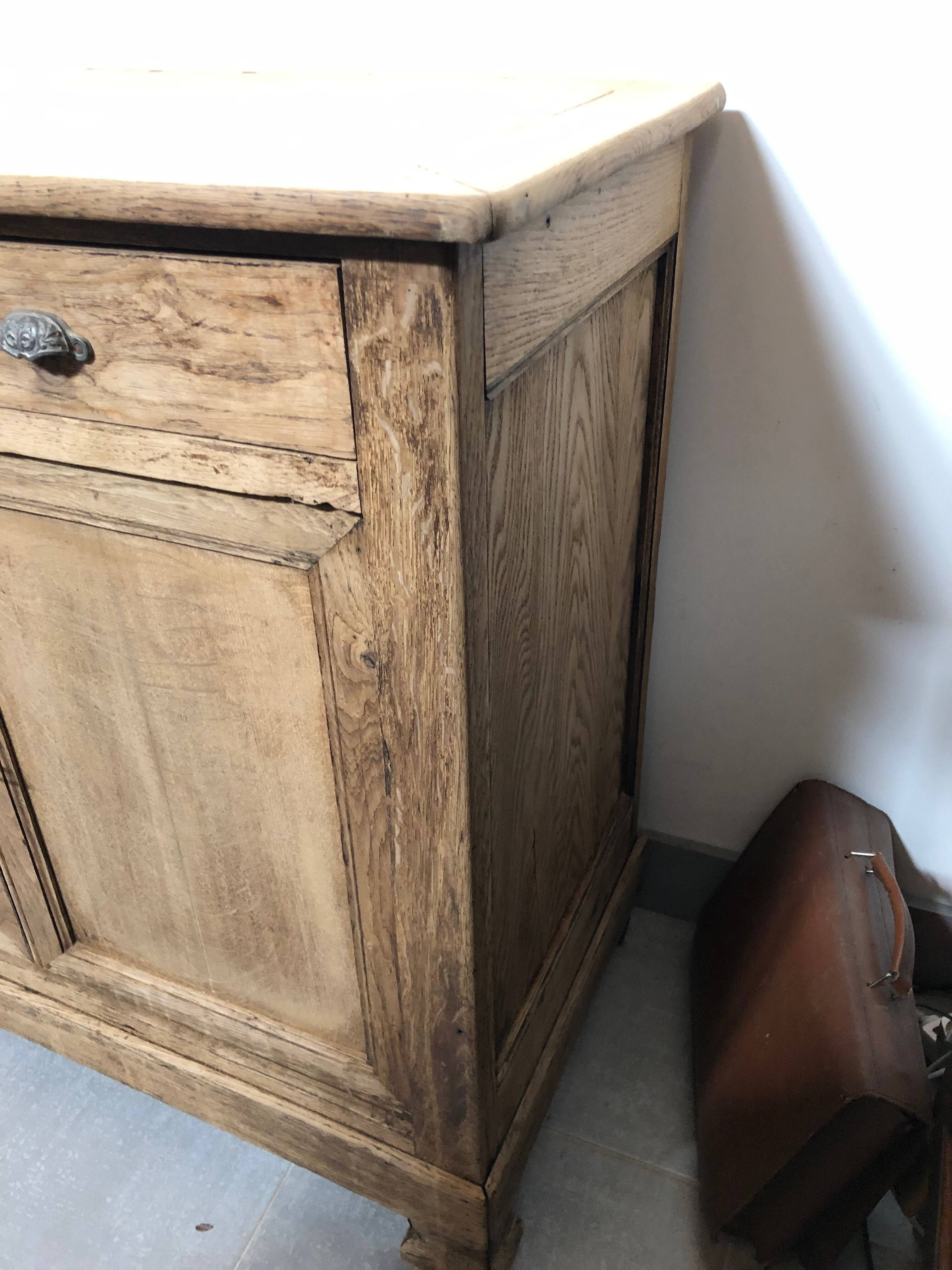 Parisian buffet in pickled oak