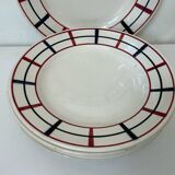 6 vintage plates