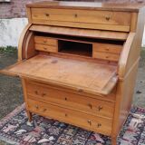 Louis XVI Walnut Cylinder Desk, 18th Century.