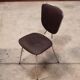 Set of 6 chairs in chrome and vinyl brand "le gal" 70