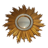 Golden resin sun mirror