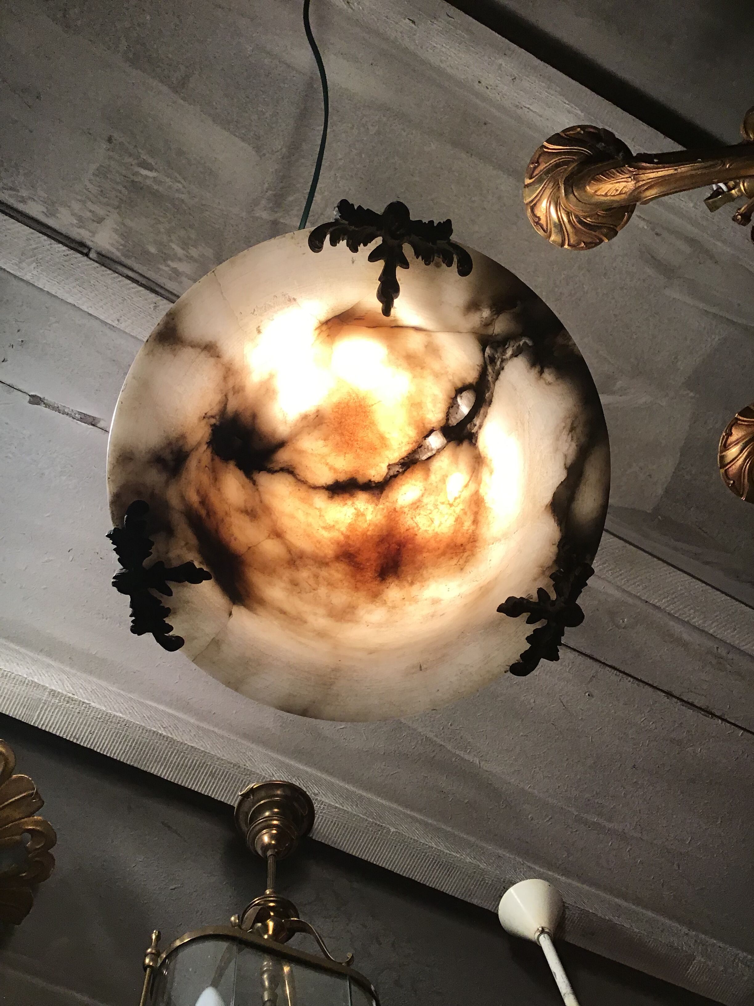 Alabaster style Louis XV Hanging