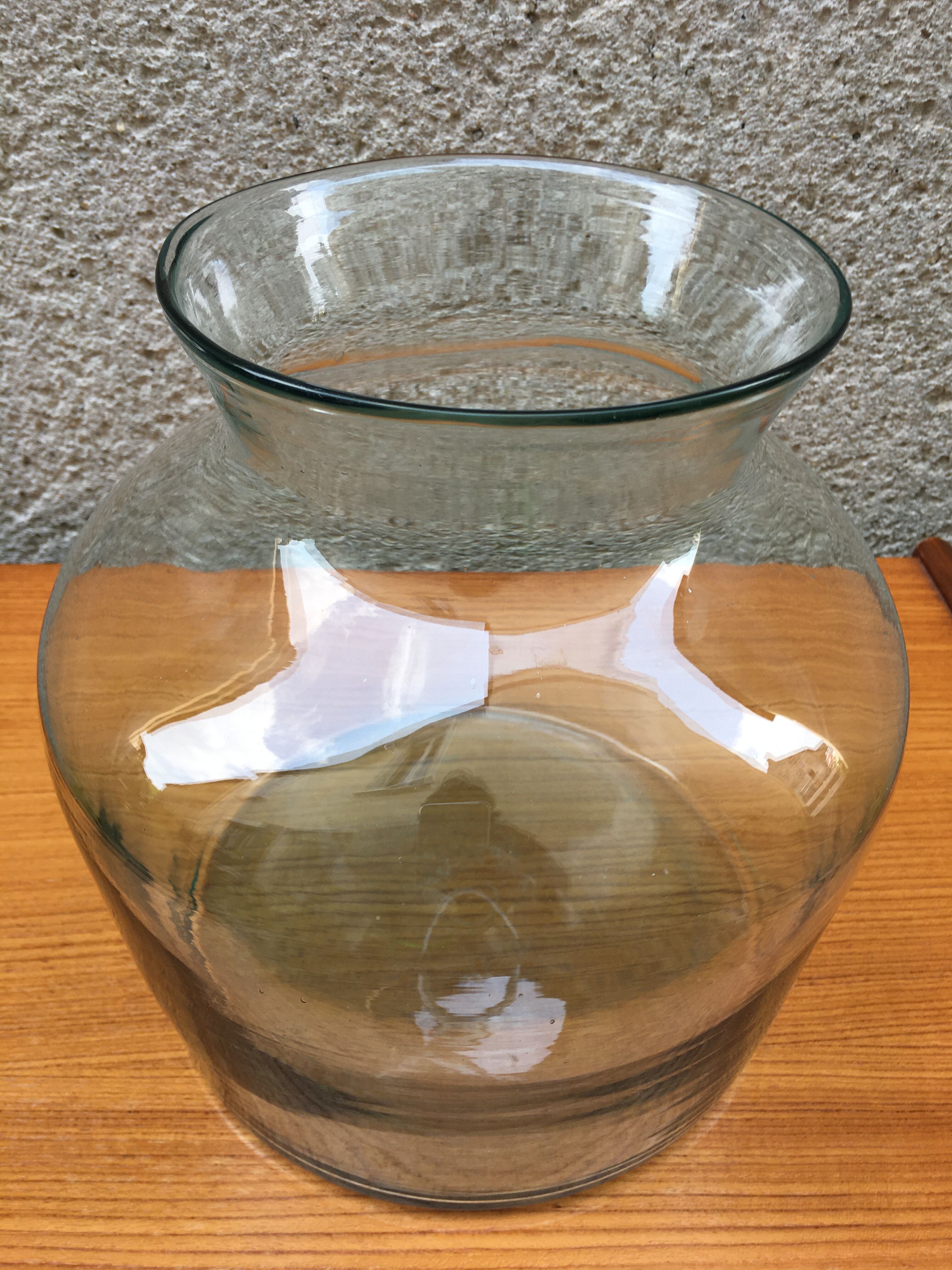 Large blue green pot