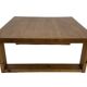 Vintage coffee table pinewood minimalist 1970s design