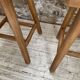 Pair of beech stools