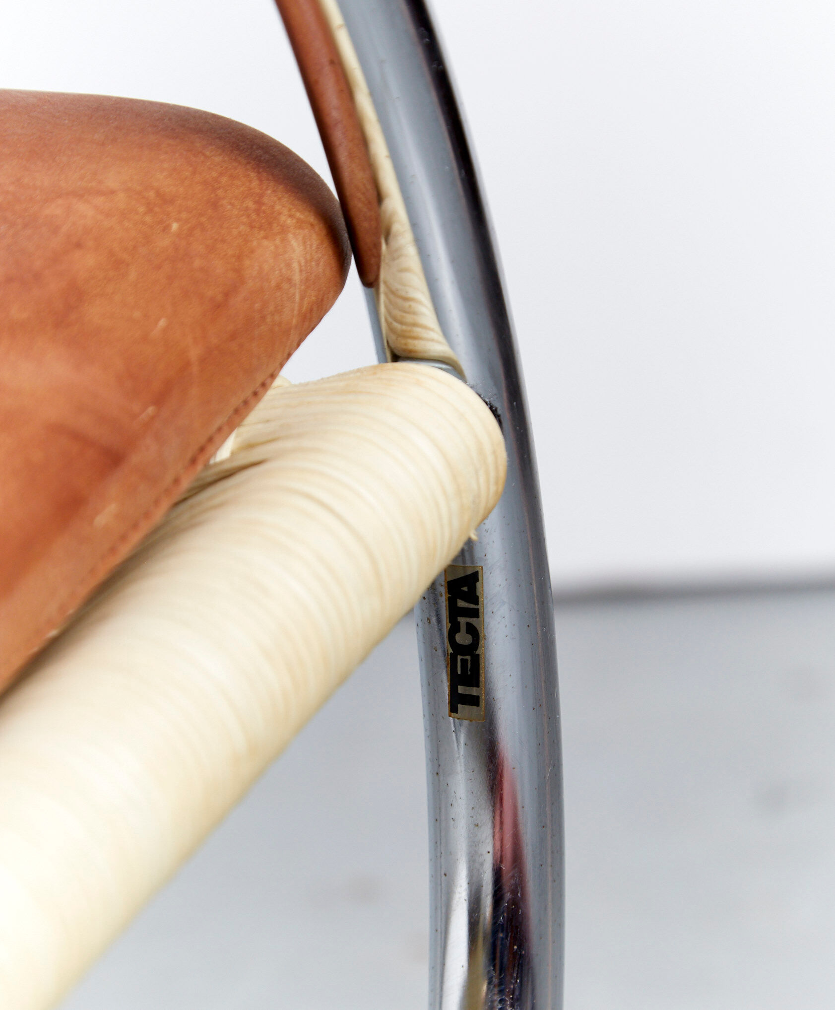 Anton Lorenz Bauhaus Cantilever D35 + Ottoman E35 for Tecta