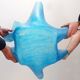 Vintage Large Glass "handkerchief" Planter
