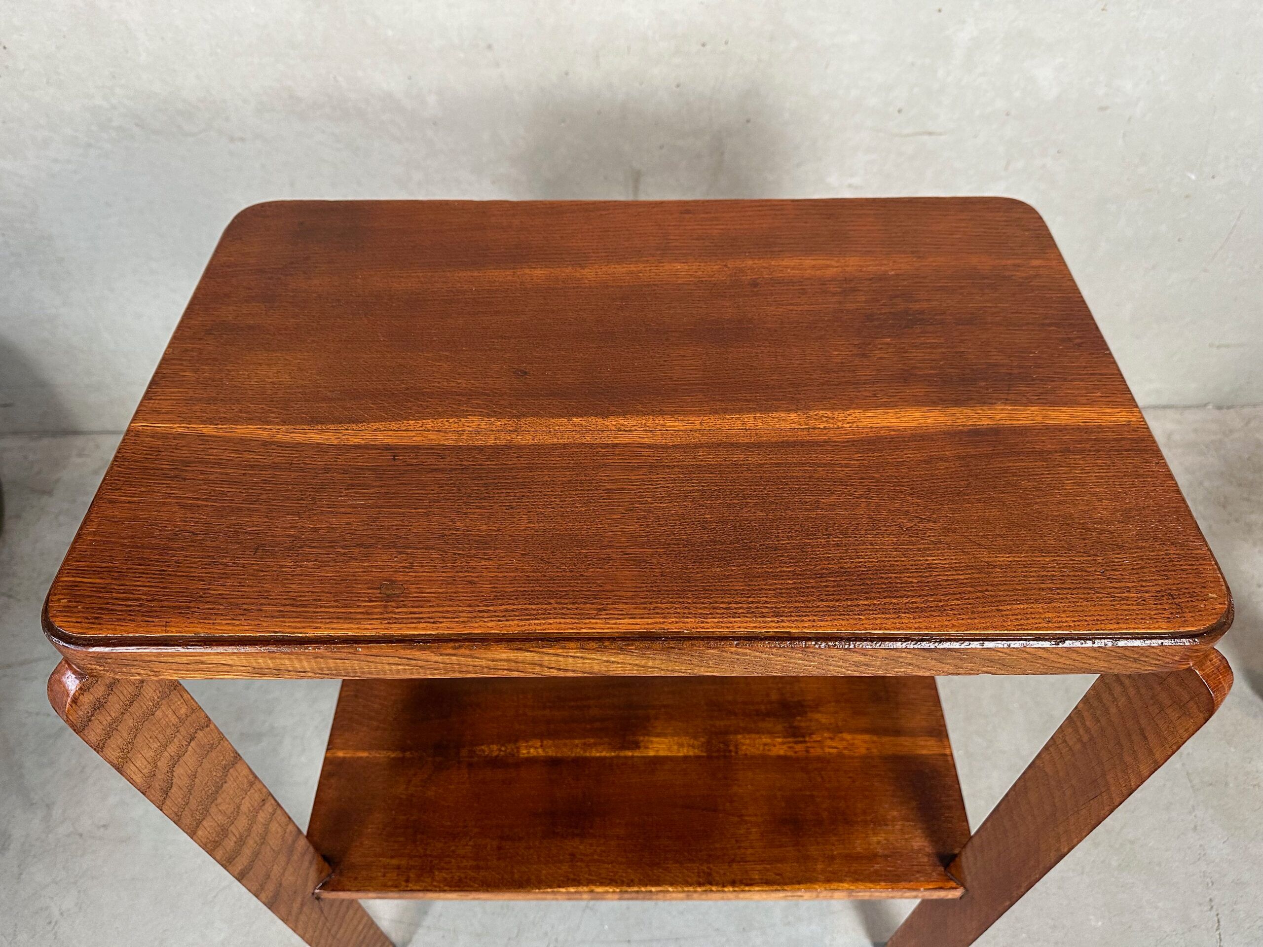Table d'appoint art déco – chêne