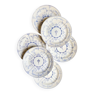 6 assiettes plates Boch