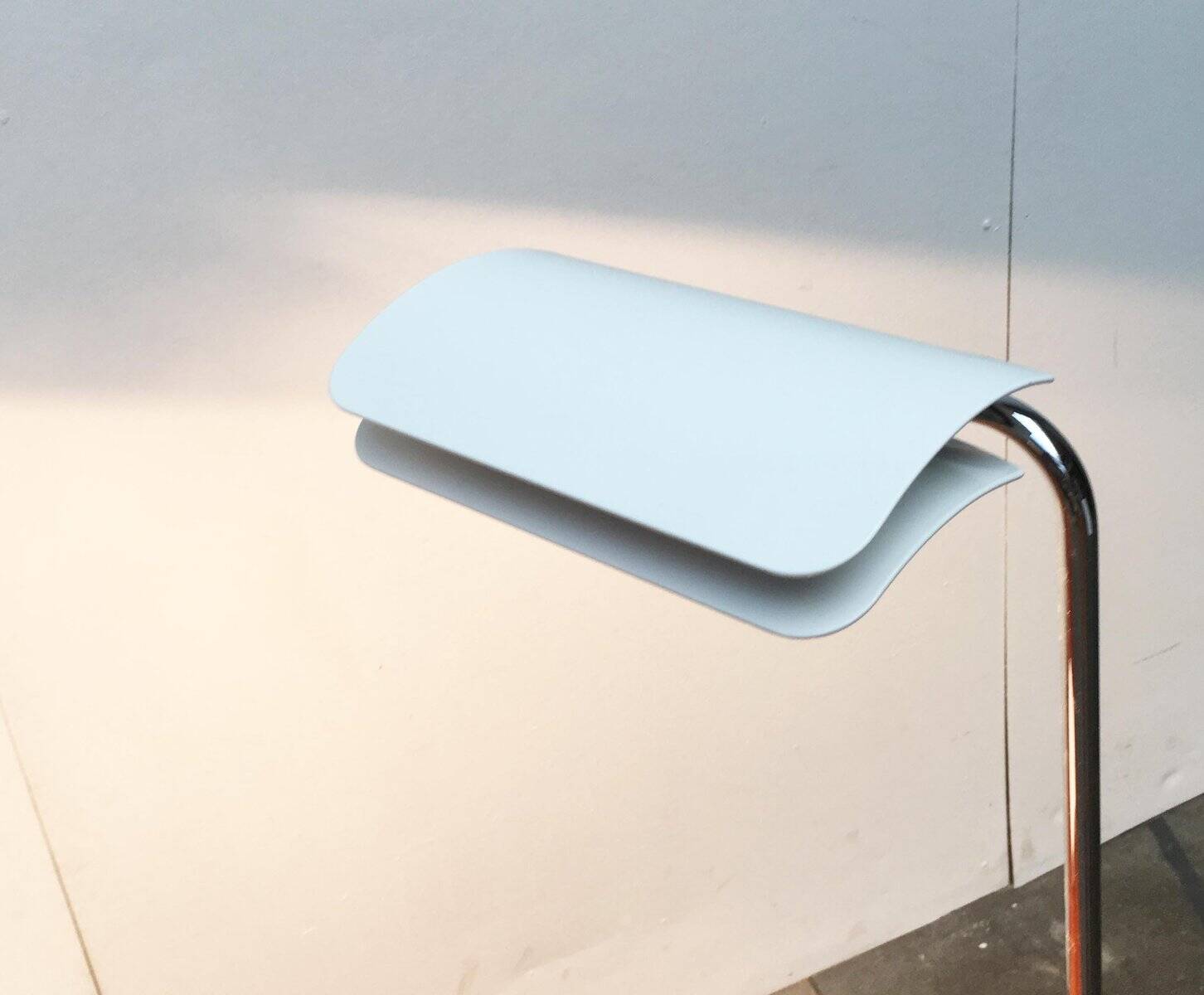 Vintage italian table lamps tegola by bruno gecchelin for blu italia, set of 2