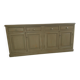 Green bronze wooden buffet