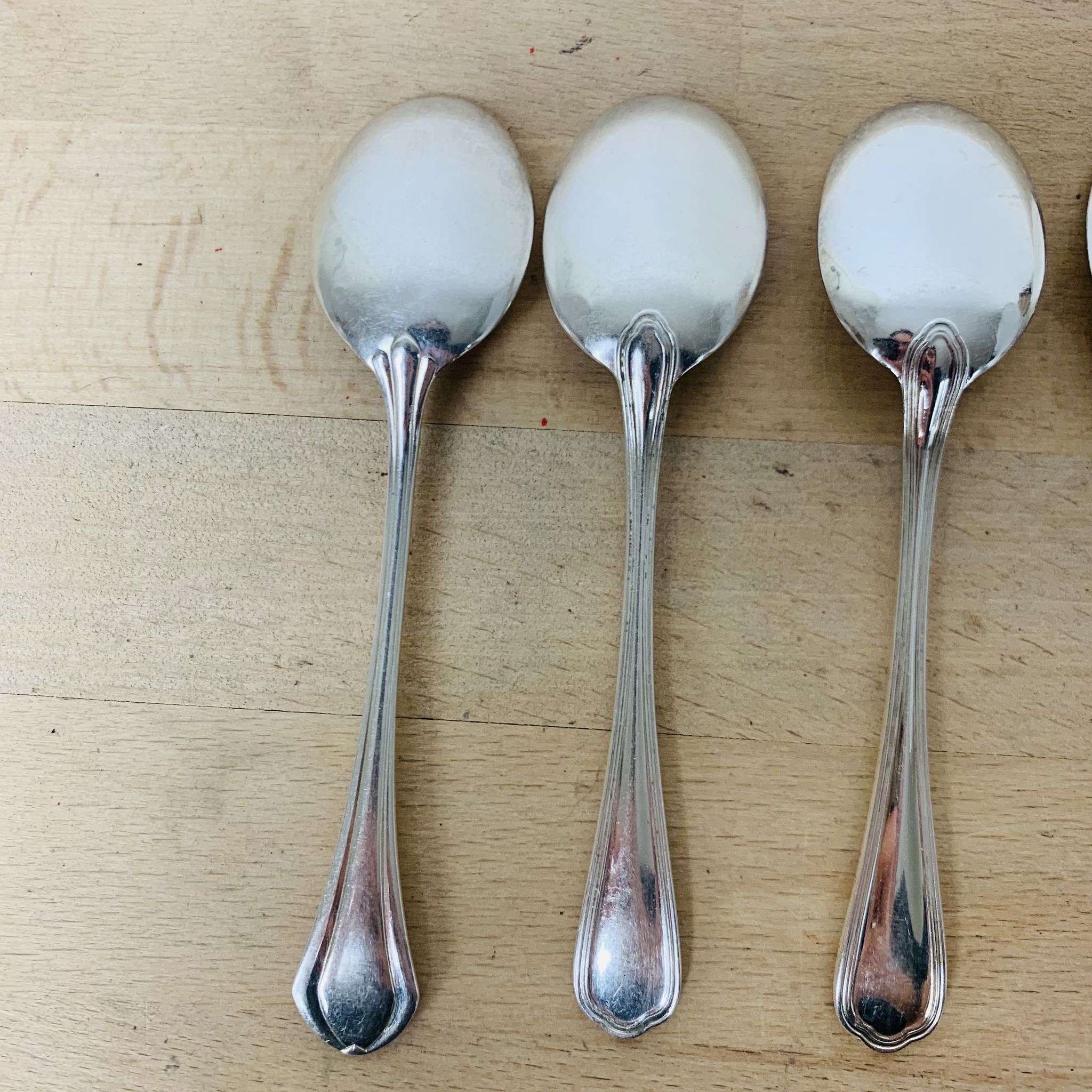 8 petites cuillers Christofle Spatours métal argenté
