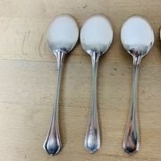 8 petites cuillers Christofle Spatours métal argenté