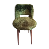 Beautiful wooden chair moumoutte 1960