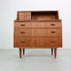 Mid- Century modern teak secretary- cabinet, 1960 Denmark