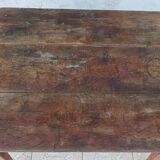 Rustic table in solid oak