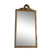 Large Louis XVI style gilded mirror, 19th century
