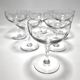 Set of 6 champagne glasses