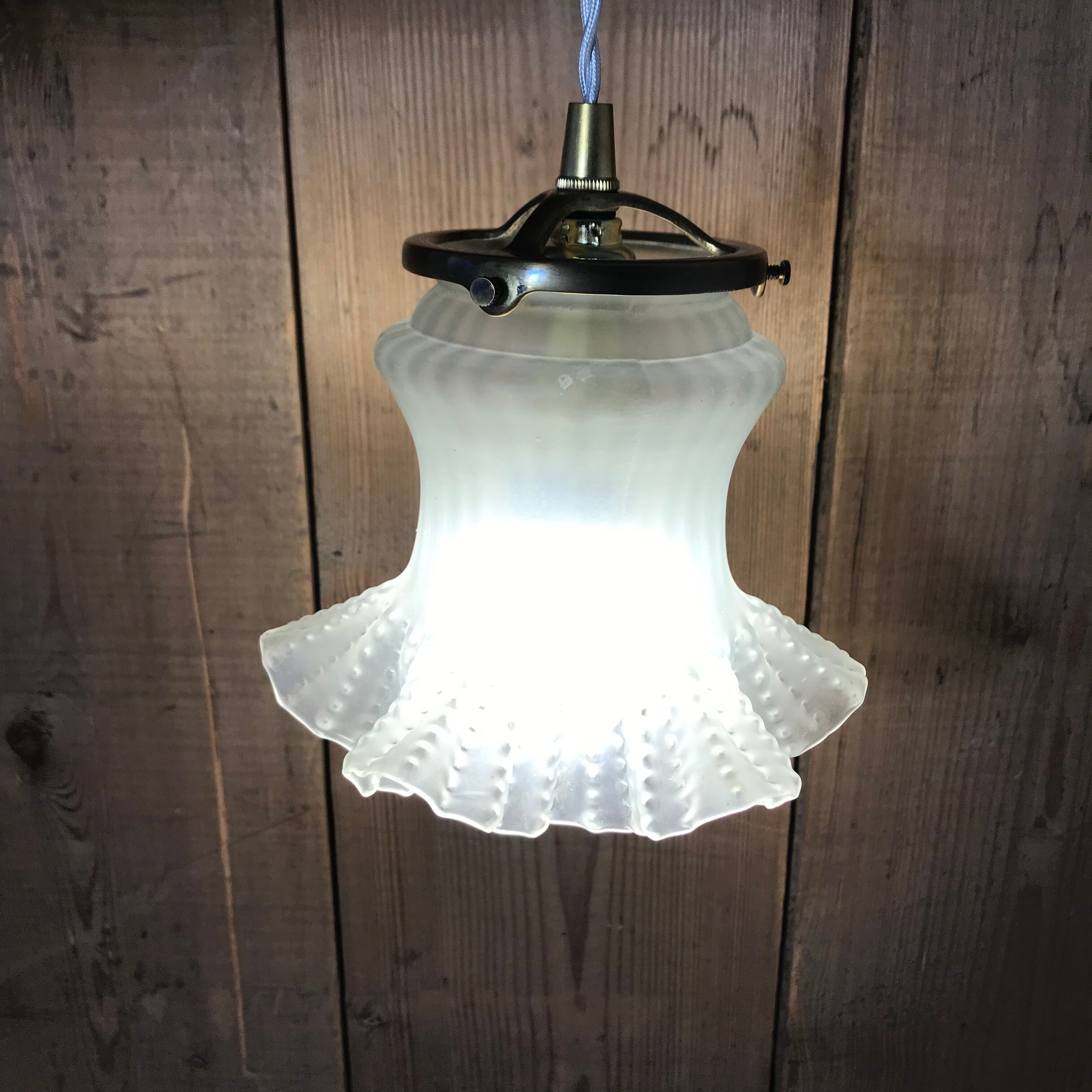 Suspension big tulip vintage 1900