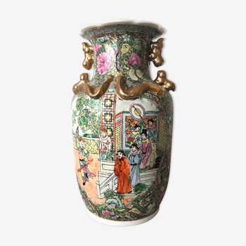 Vase chinois famille rose Guangxu  (1875-1908)