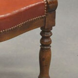 Louis Philippe leather office chair