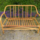 Salon vintage canapé et 2 fauteuils en rotin