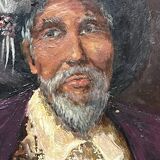 J. Lockers. Portrait d'un chevalier espagnol. Huile sur panneau.