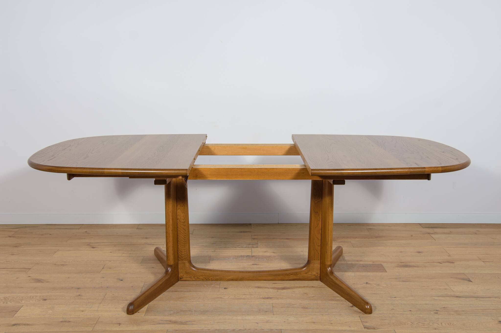 Mid-Century Oak Extendable Table by N. O. Møller for Gudme Furniture Factor