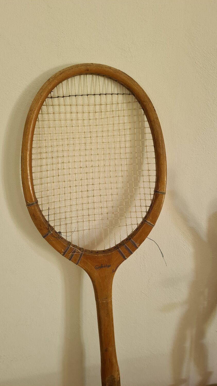 Old tennis racket