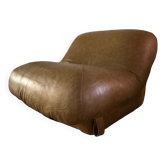 Leatherette armchair