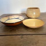 Enamelled ceramic plate