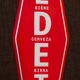 Enamelled plate advertising for the famous Belgian beer brand VEDETT (Duvel)