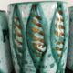 6 vallauris ceramic pots
