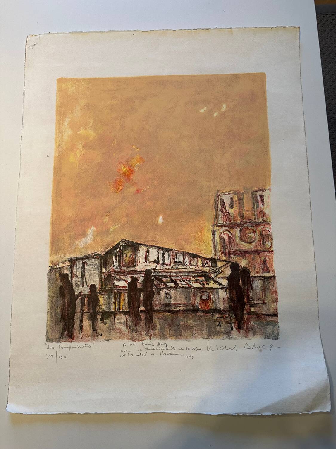 Les bouquinistes, Michel Bruce, 1995
